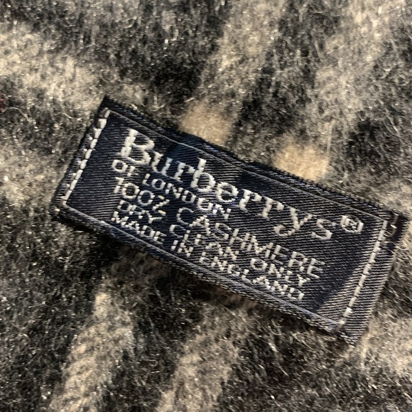 Burberry Plaid Scarf with Fringe - Picture 7 of 10
